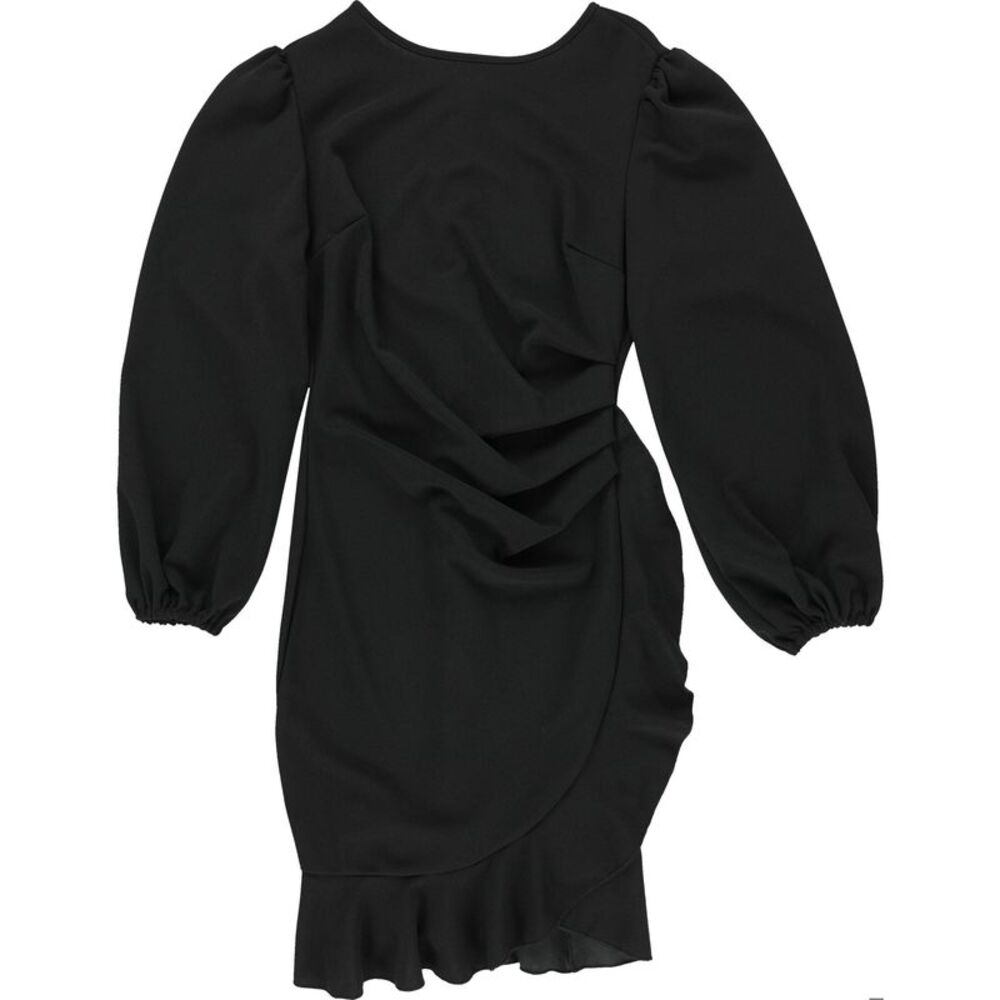 IWEMEK Womens Pleaded Ruffled Dress, NWT